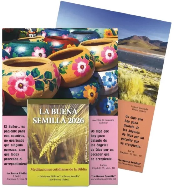 Die gute Saat spanisch - Abreisskalender 2026